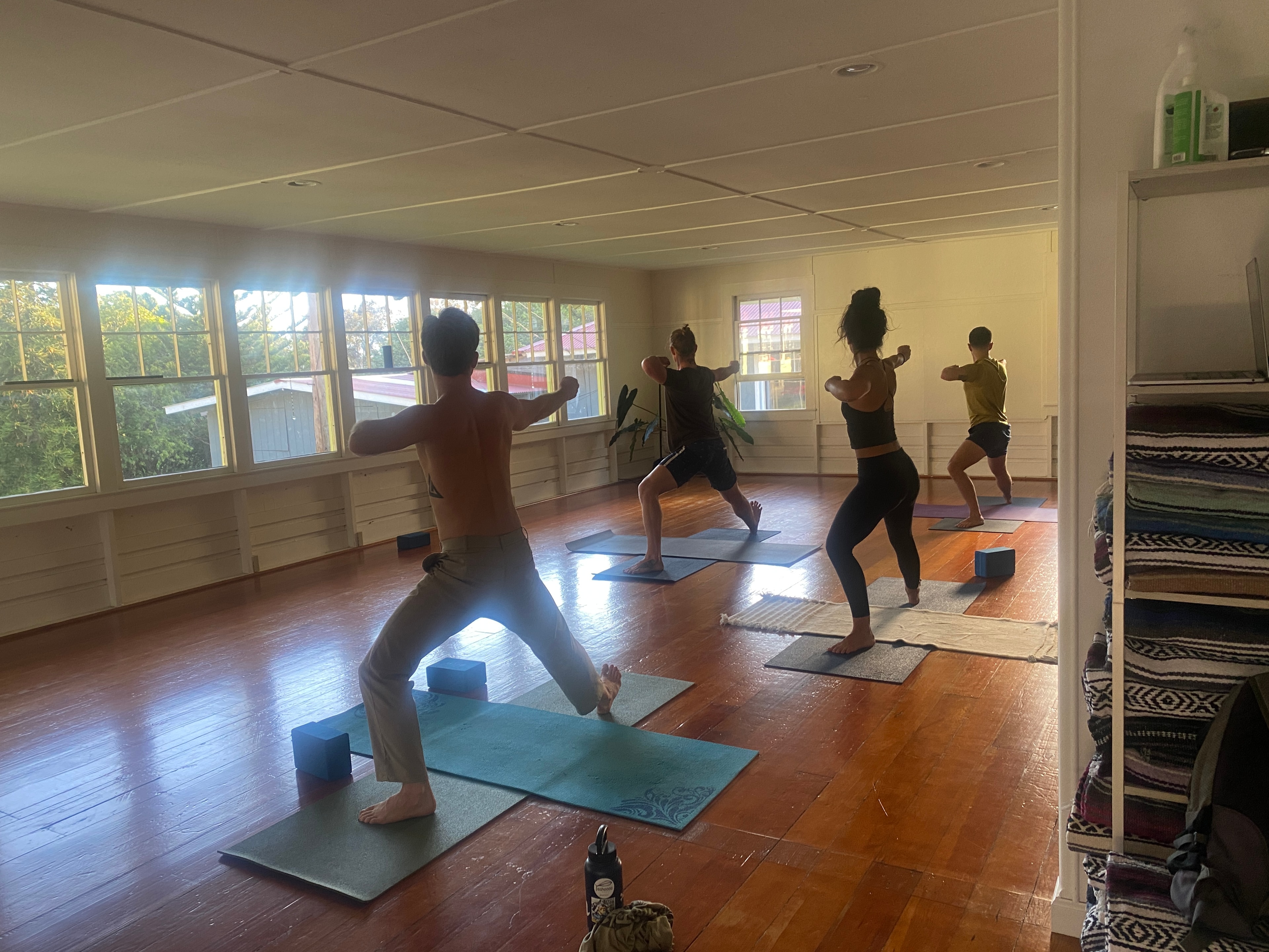 Yoga session with Bobby Hoyt