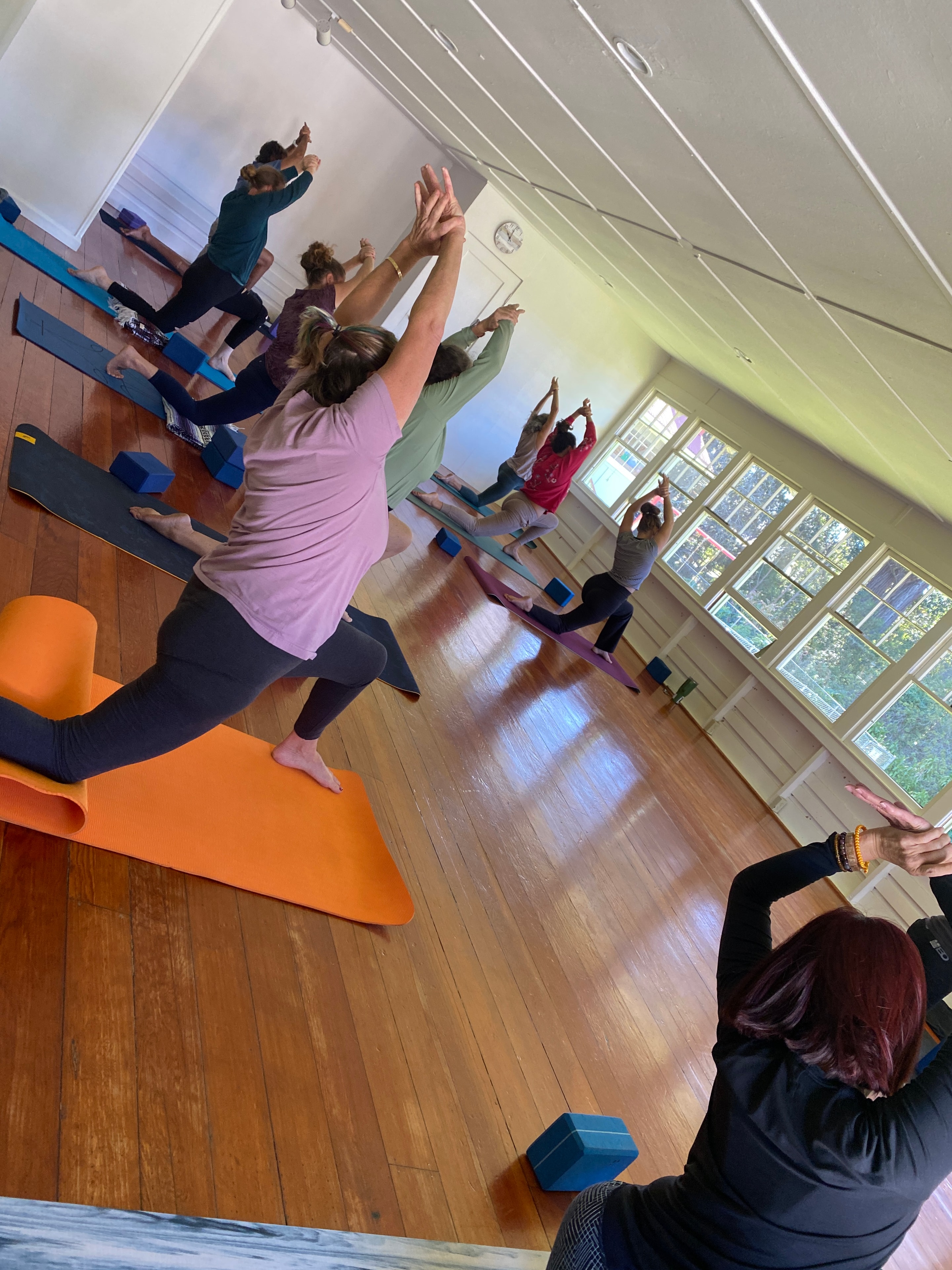 Bobby Hoyt leading yoga