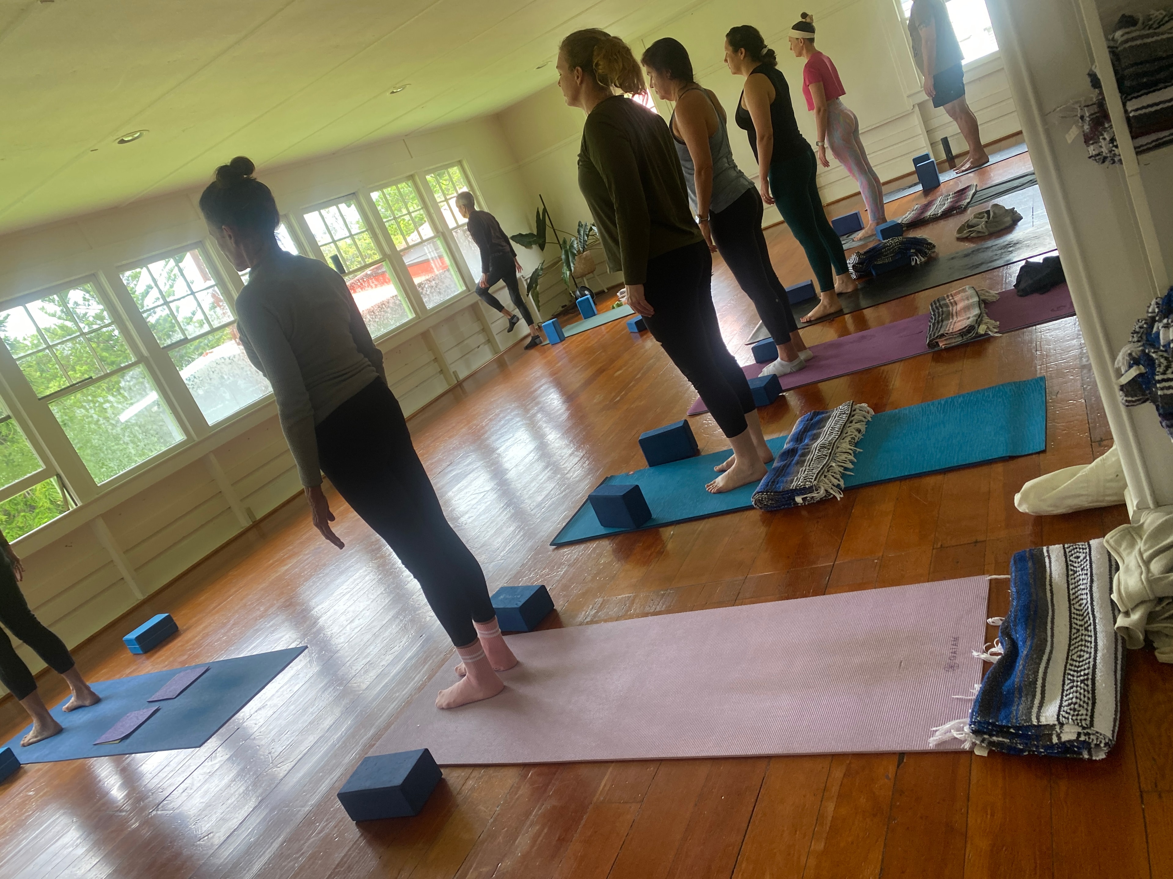 Yoga class with Bobby Hoyt